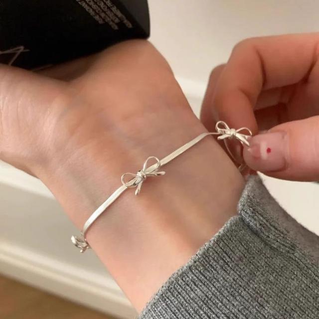 Sparkling Bow Bracelet for Women & Girls